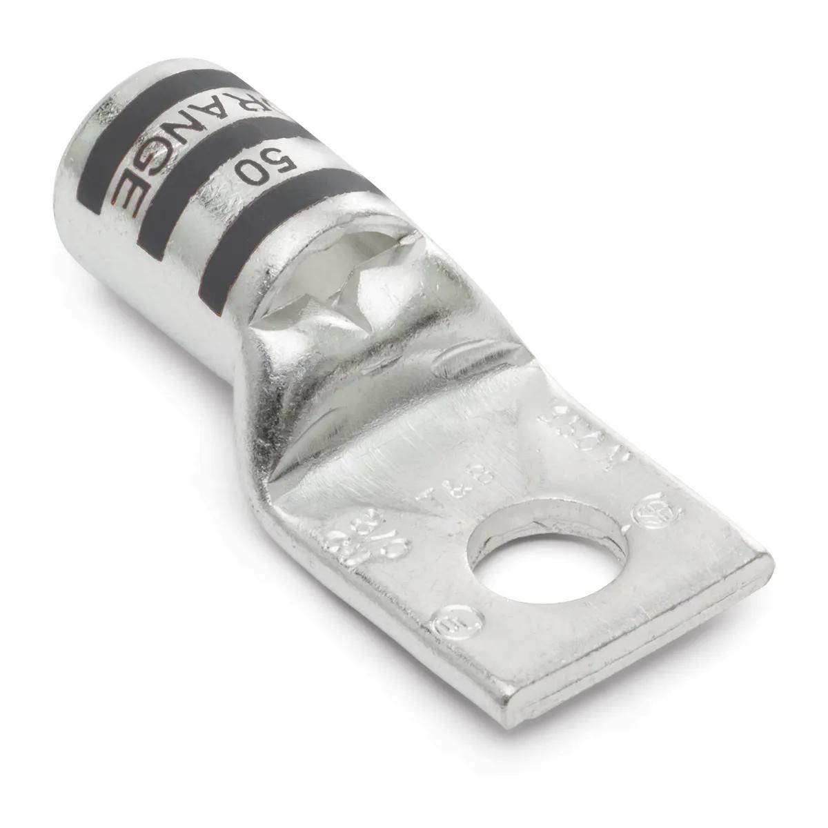 4 AWG, 1/2" Stud Gray T&B Industrial Single Hole Lug - 2 Pack