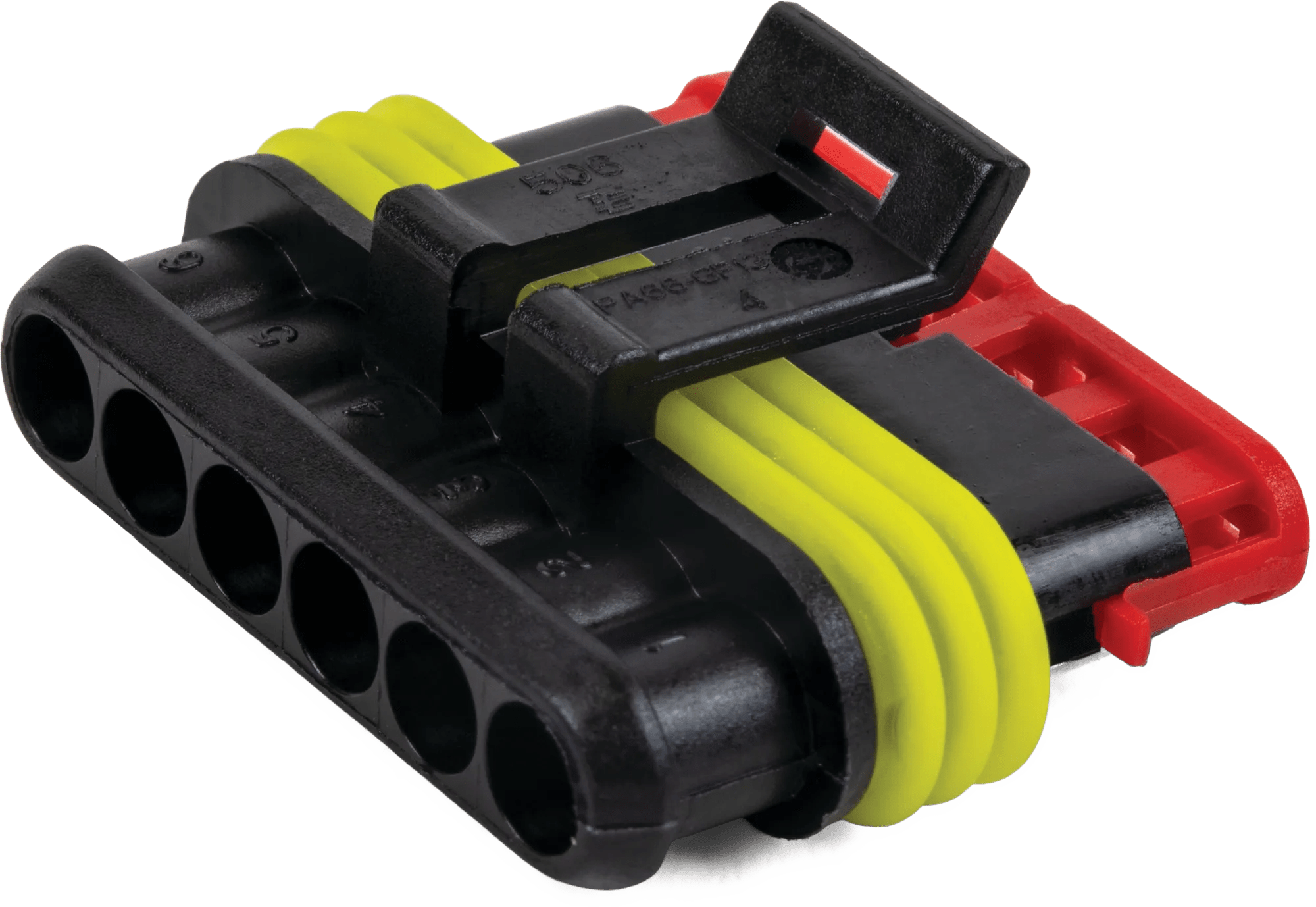 Female 3 Wire AMP SUPERSEAL 1.5 Connector Housing - 5 Pack