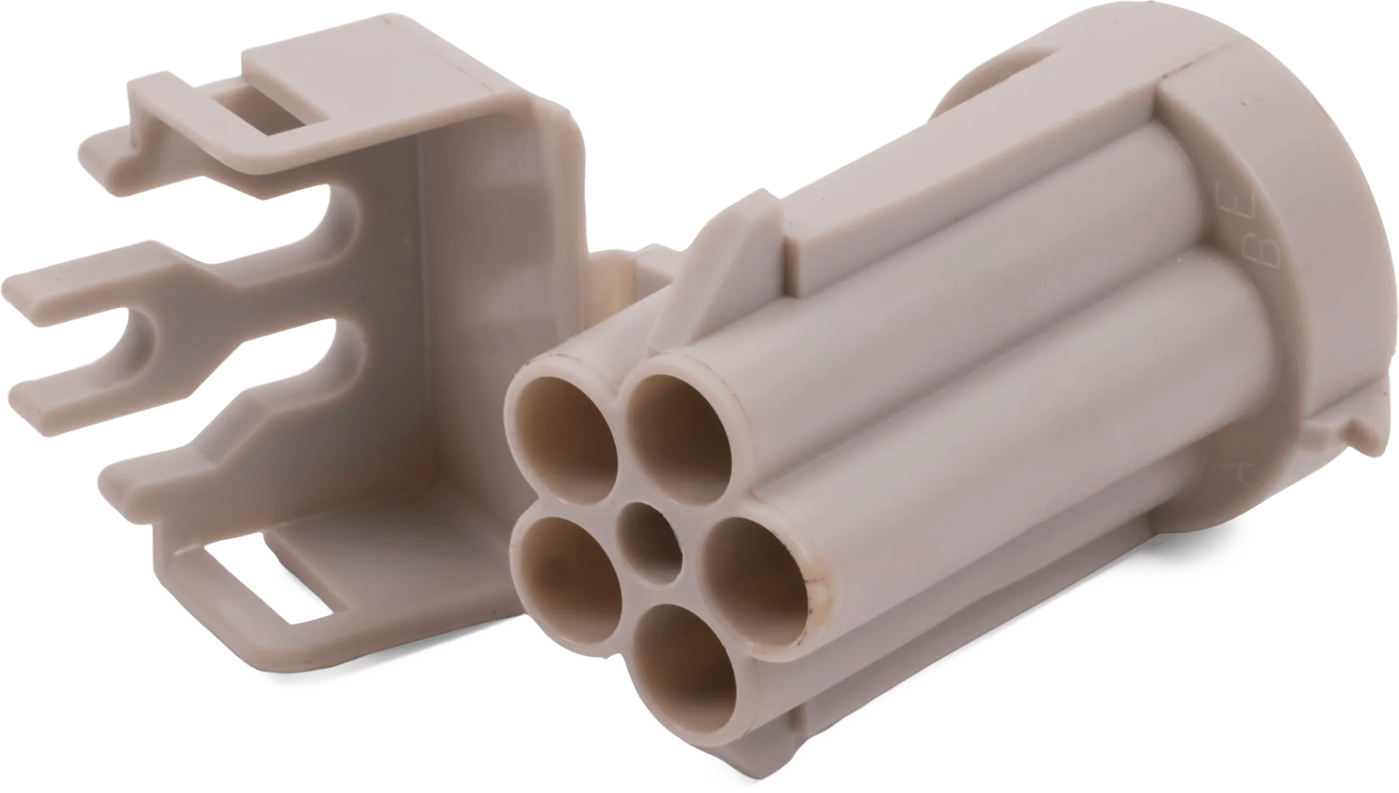 Weatherpack 5 Terminal Female Round Tower Connector Body Shell - 5 Pack