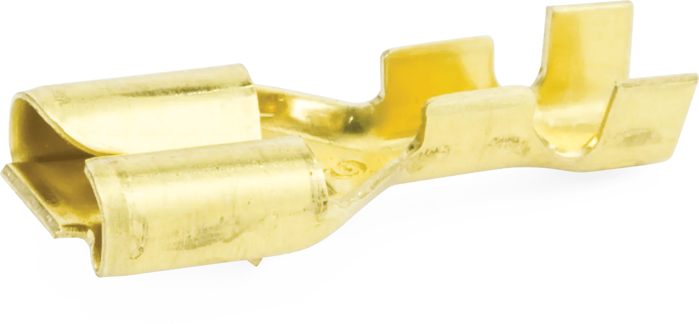 14 - 12 AWG Ford / Chrysler Locking 1/4" Tab Terminal - 25 Pack