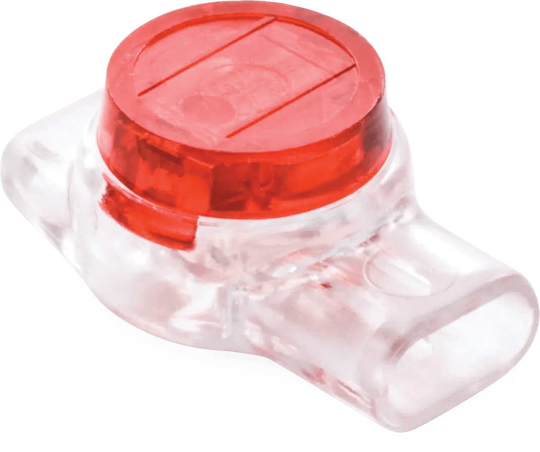 19-26 AWG Red (UR) Scotchlock Communication Butt Connector