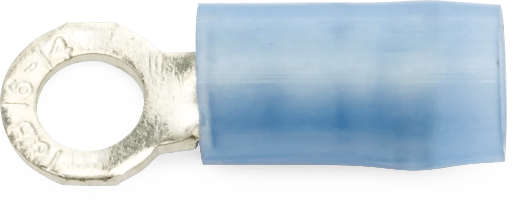 16 - 14 AWG Blue #6 Nylon Insulated Sta-Kon® Ring Terminal - 50 Pack