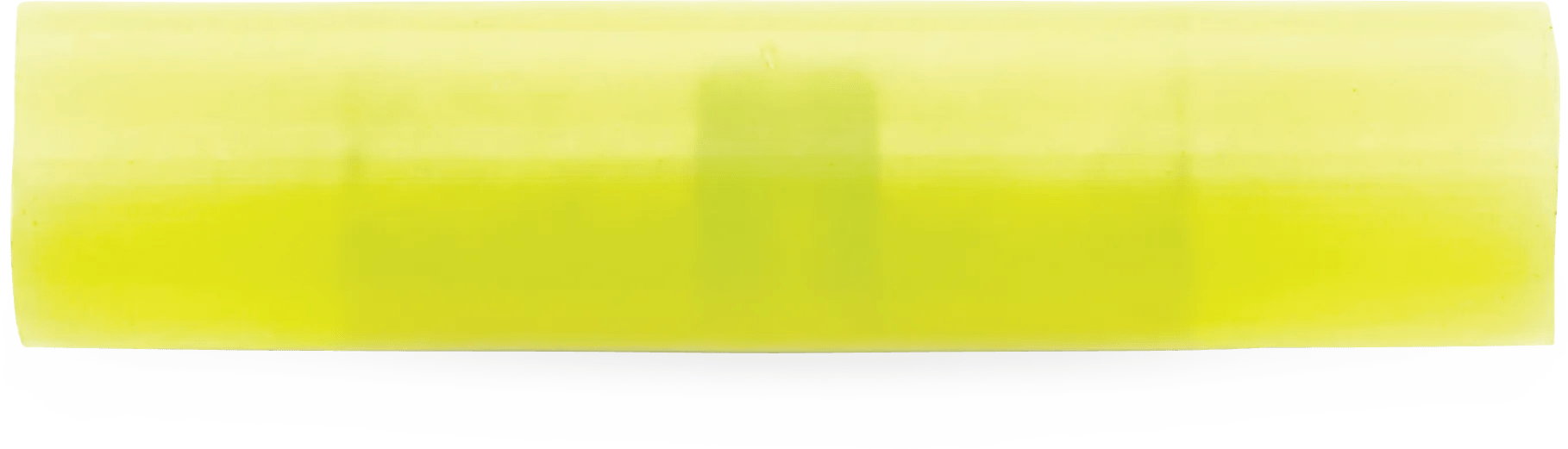 12 - 10 AWG Yellow Nylon Insulated Sta-Kon® Butt Connector - 50 Pack