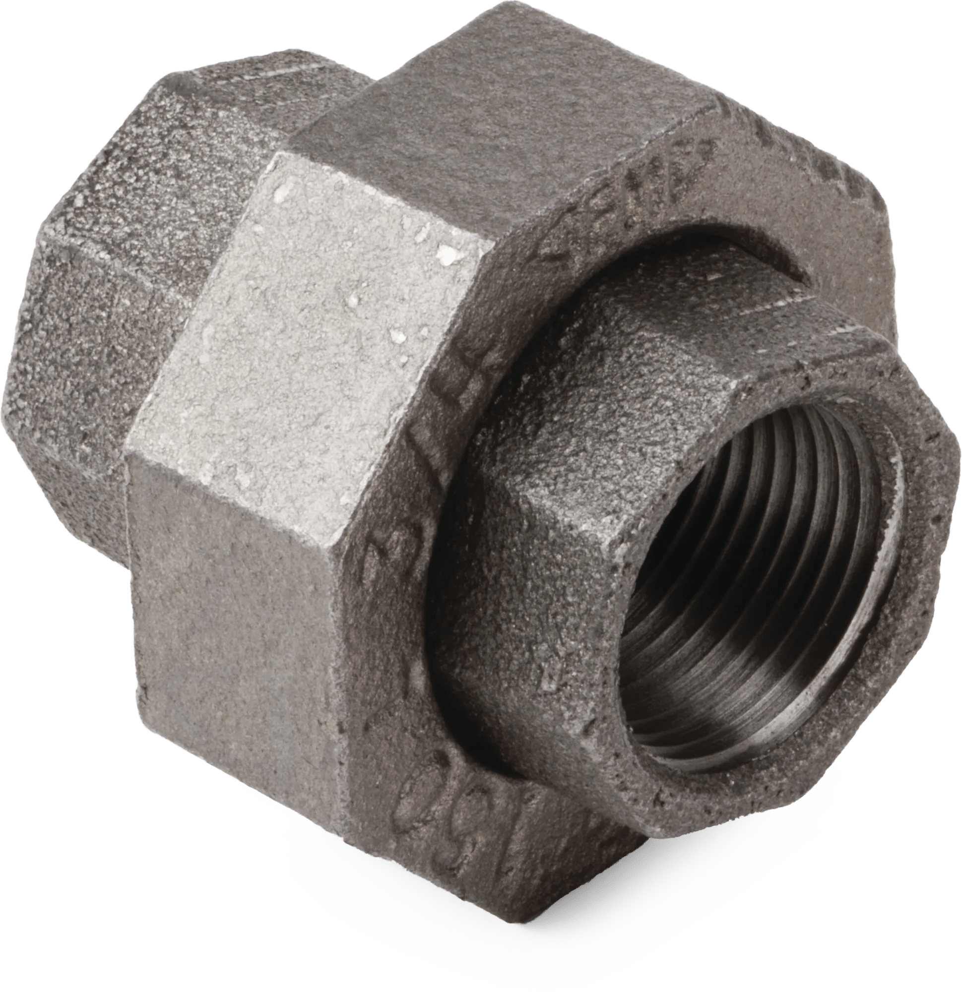 2" Class 150 Black Pipe Ground Joint Union