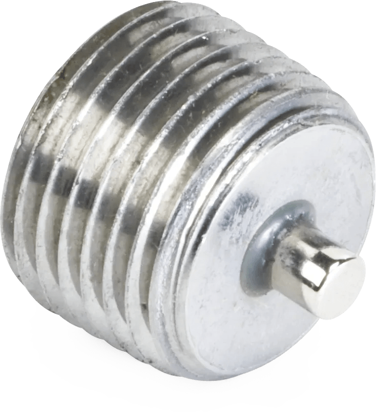 1/8" Neodymium Magnet Hex Steel Recessed Pipe Plug