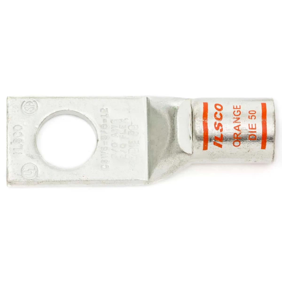 3/0 AWG, 1/2" Stud Orange Industrial Lug - 3 Pack