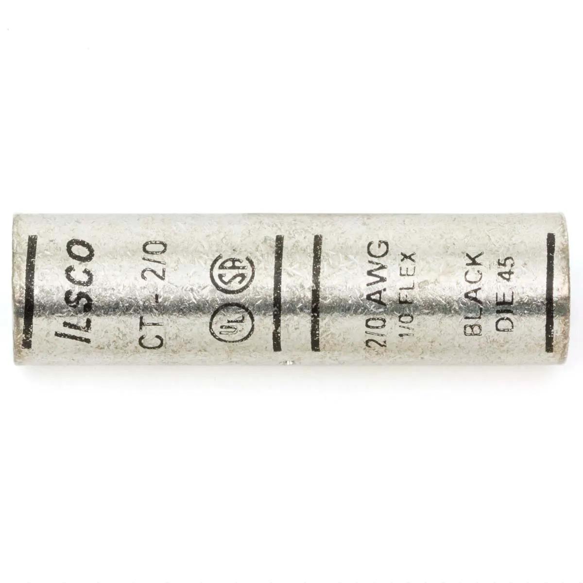2/0 AWG Black Industrial Splice Connector - 5 Pack