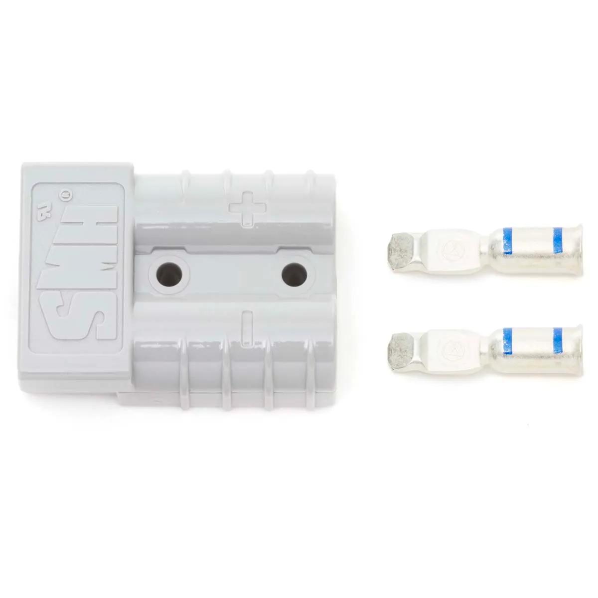 6 AWG Gray 50 Amp Safe-Mate Industrial Battery Connector Kit
