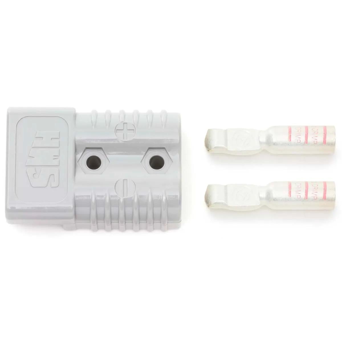 4 AWG Gray 175 Amp Safe-Mate Industrial Battery Connector Kit