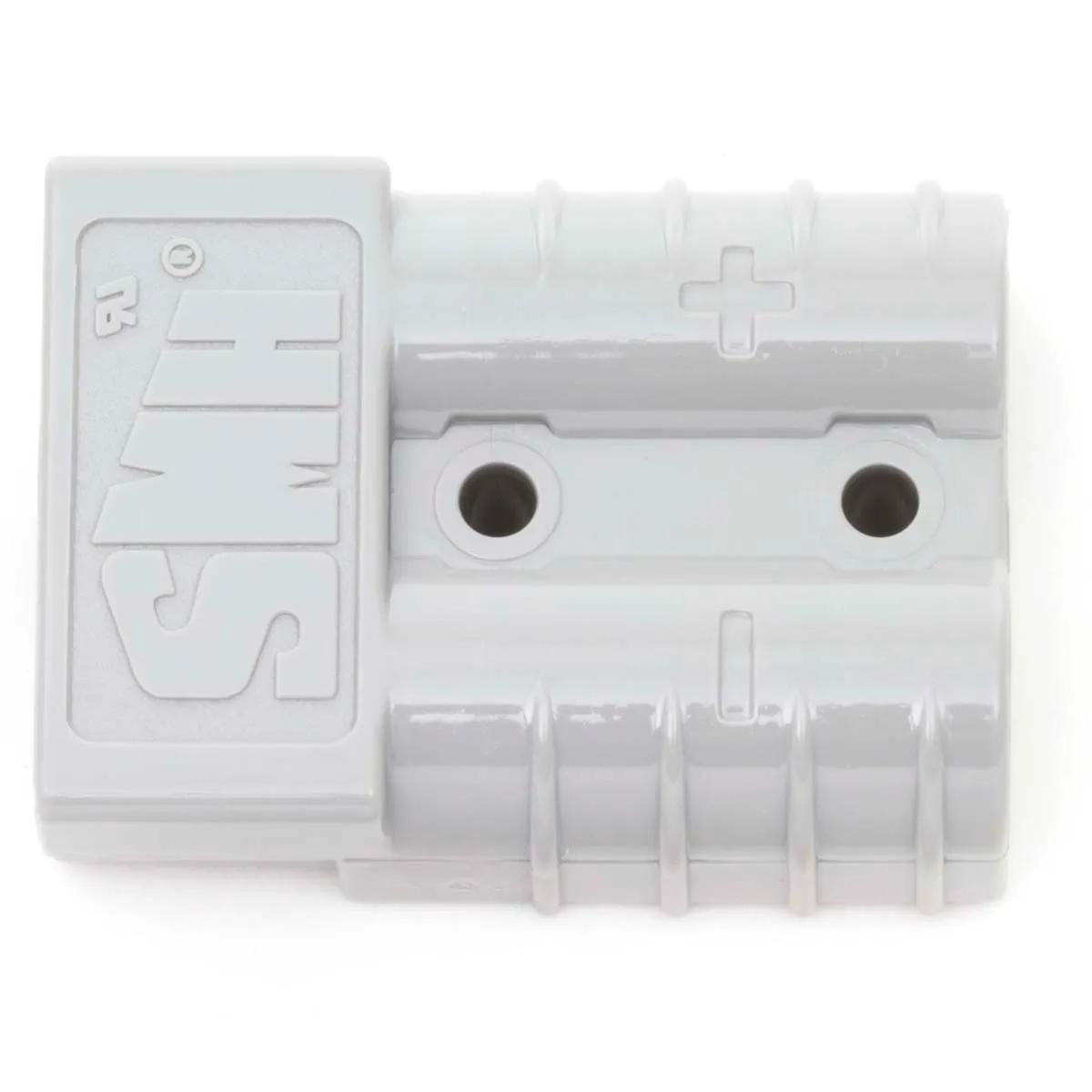 6 AWG Gray 50 Amp Safe-Mate Industrial Battery Connector Housing