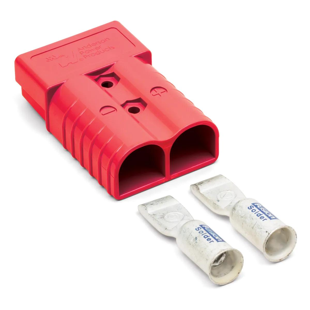 4 - 2 AWG Red 175 Amp Kim-Tech™ Fusion Industrial Battery Connector Kit