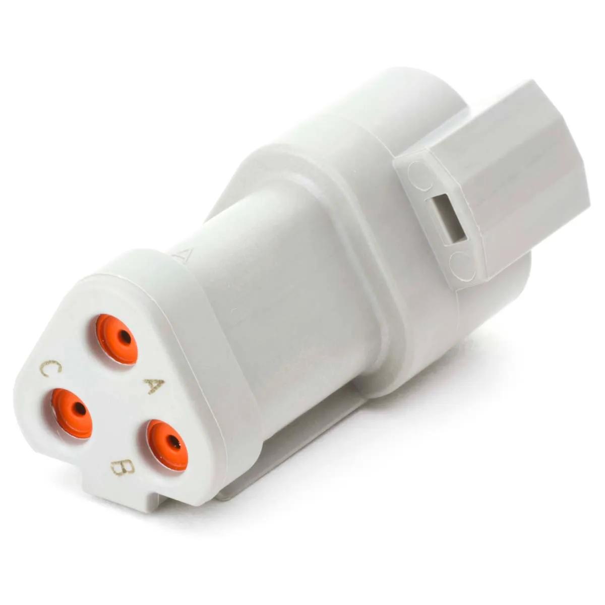 Deutsch DT Series Housing - 3 Pin Receptacle - 10 Pack