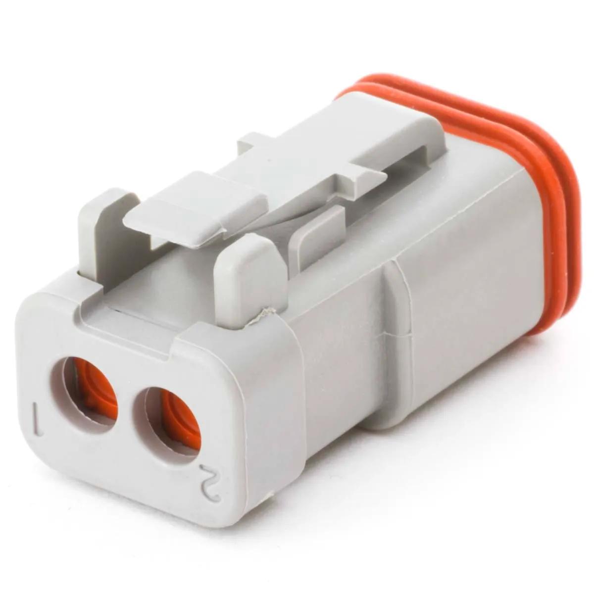 Deutsch DT Series Housing - 2 Pin Plug - 10 Pack