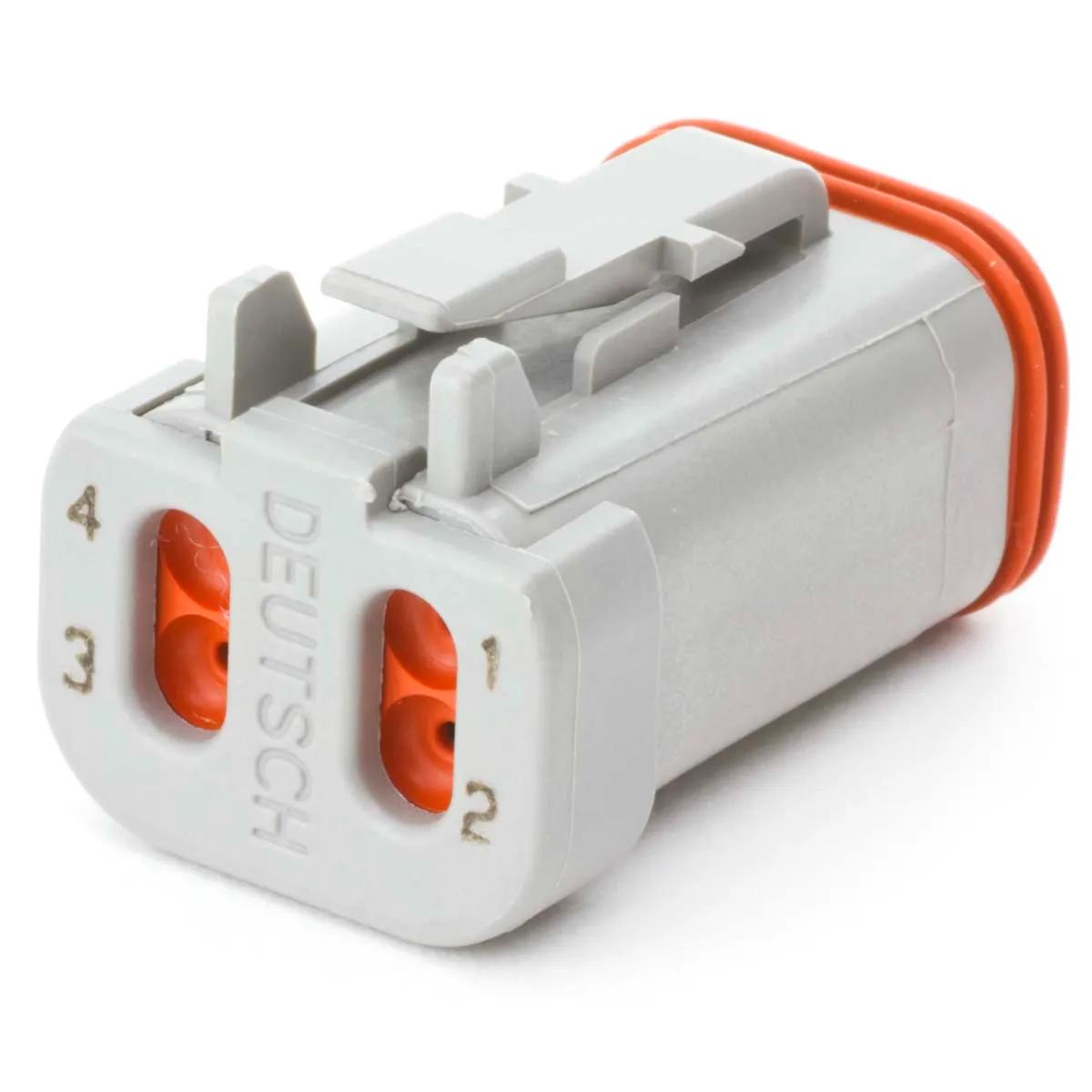 Deutsch DT Series Housing - 4 Pin Plug - 5 Pack
