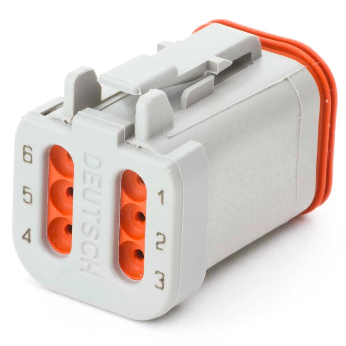 Deutsch DT Series Housing - 6 Socket Plug