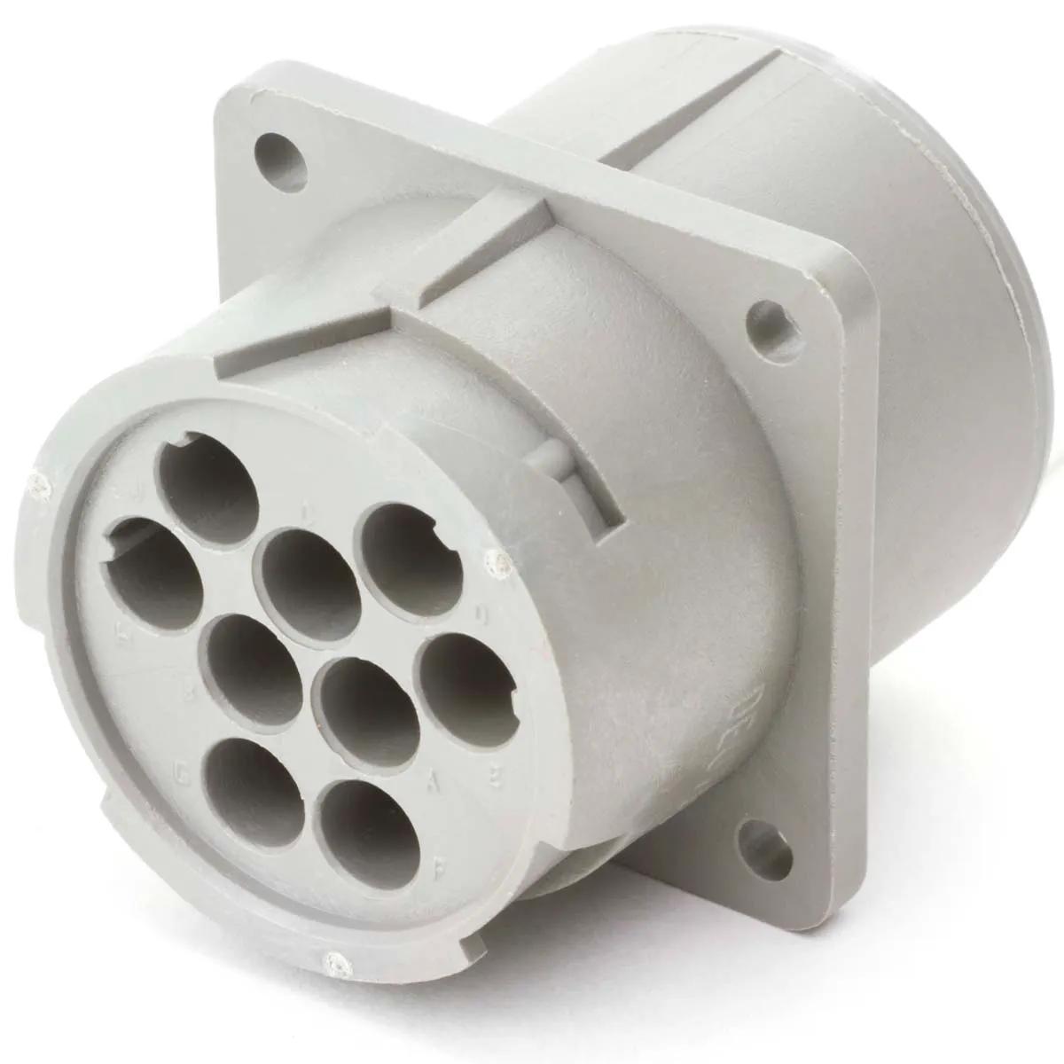Deutsch HD10 Series Square Flanged Connector (9 Pin)