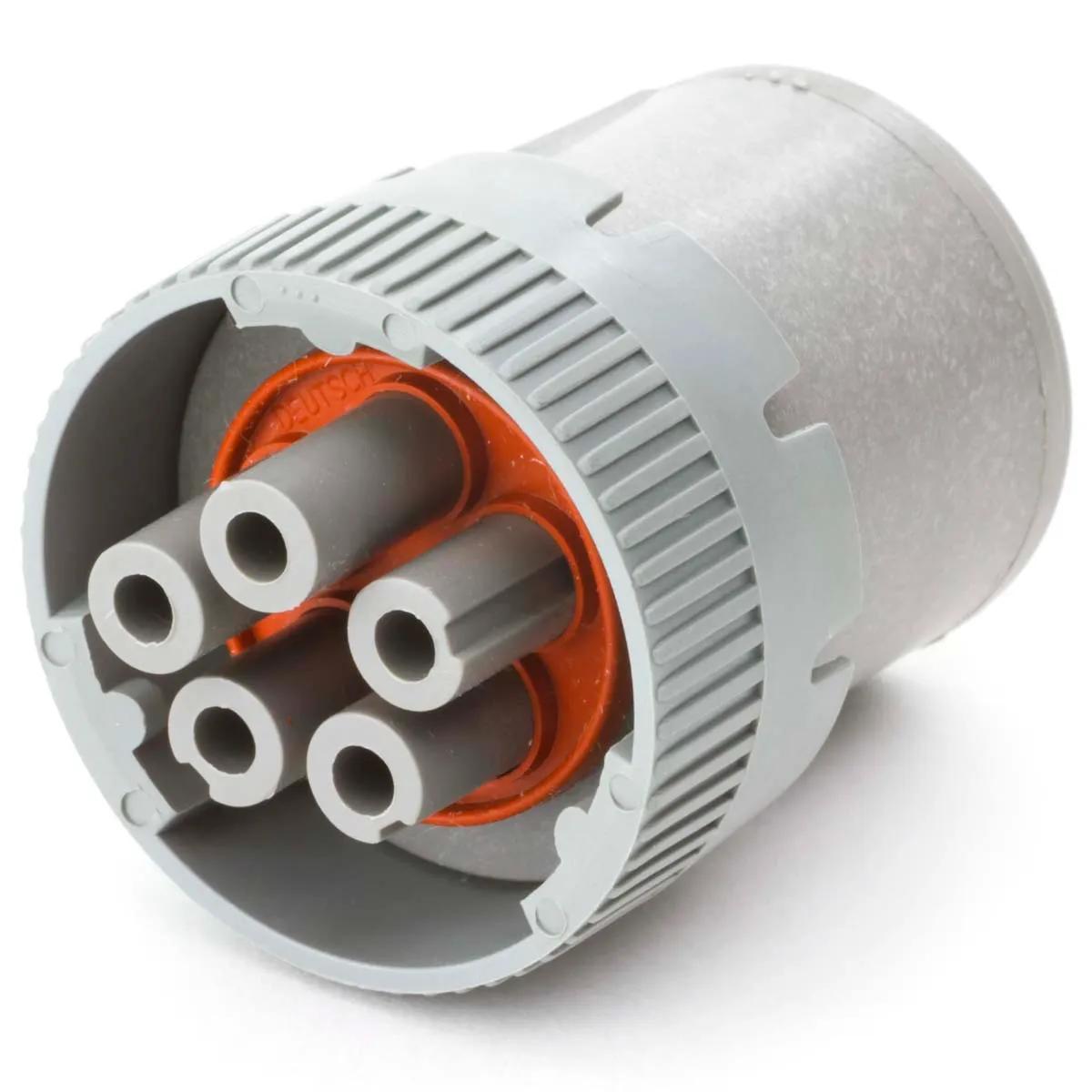 Deutsch HD10 Series Non-Threaded Connector - 5 Socket Plug