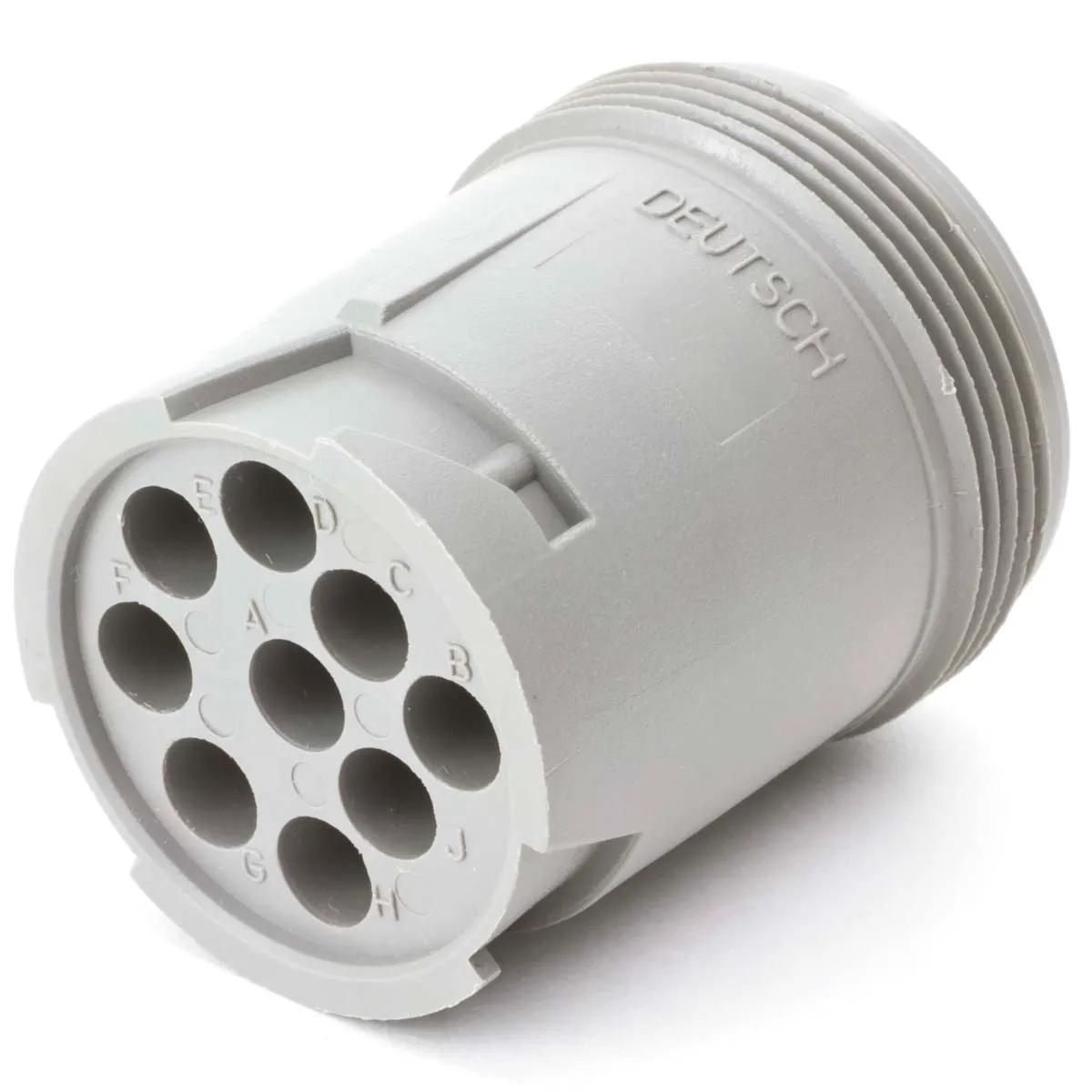 Deutsch HD10 Series Threaded Connector - 9 Pin Receptacle
