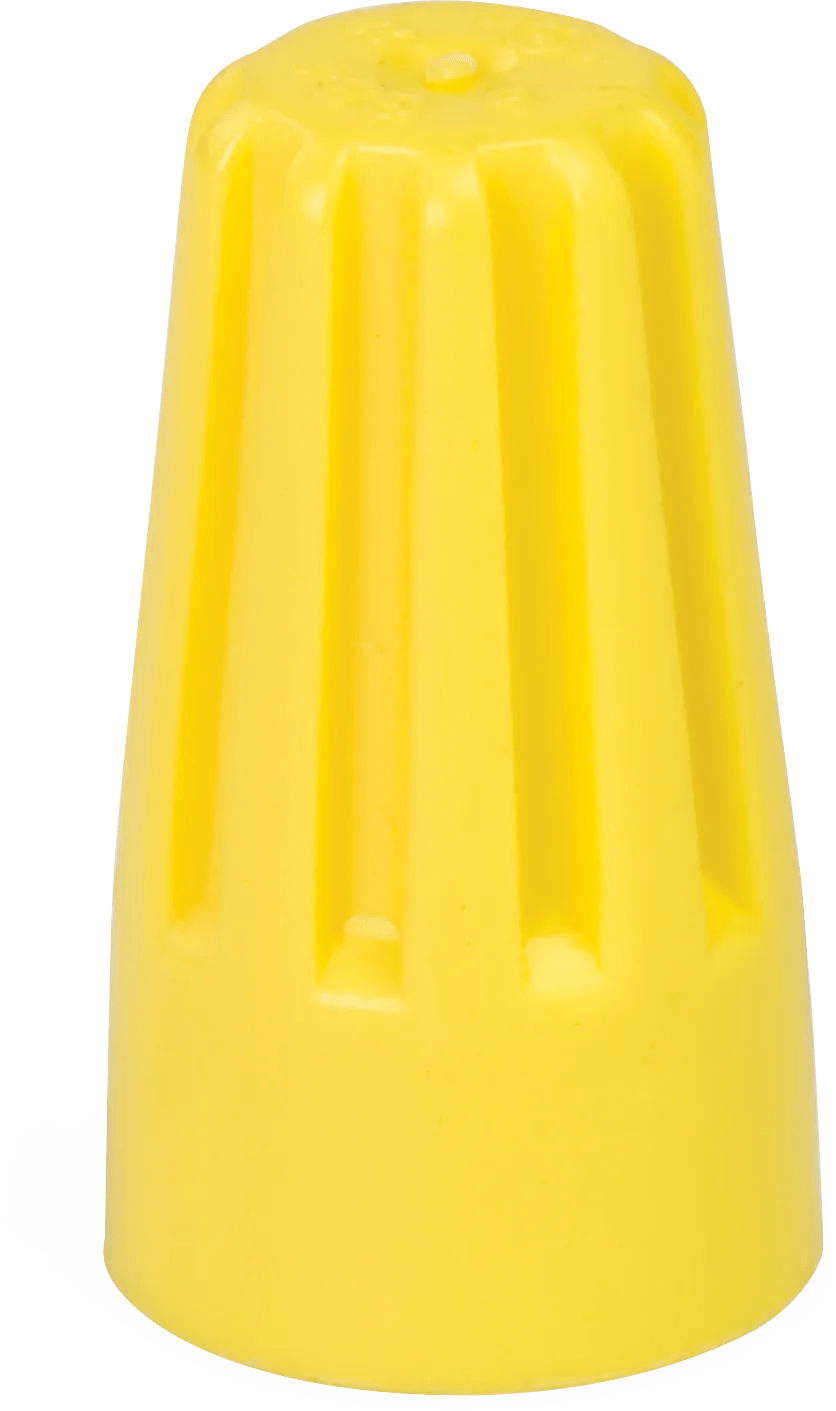 18 - 12 AWG Yellow Wire Connector - 25 Pack