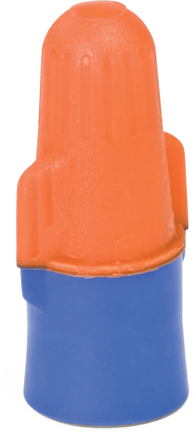 Orange & Blue Maxi-Range Wire Connector - 25 Pack