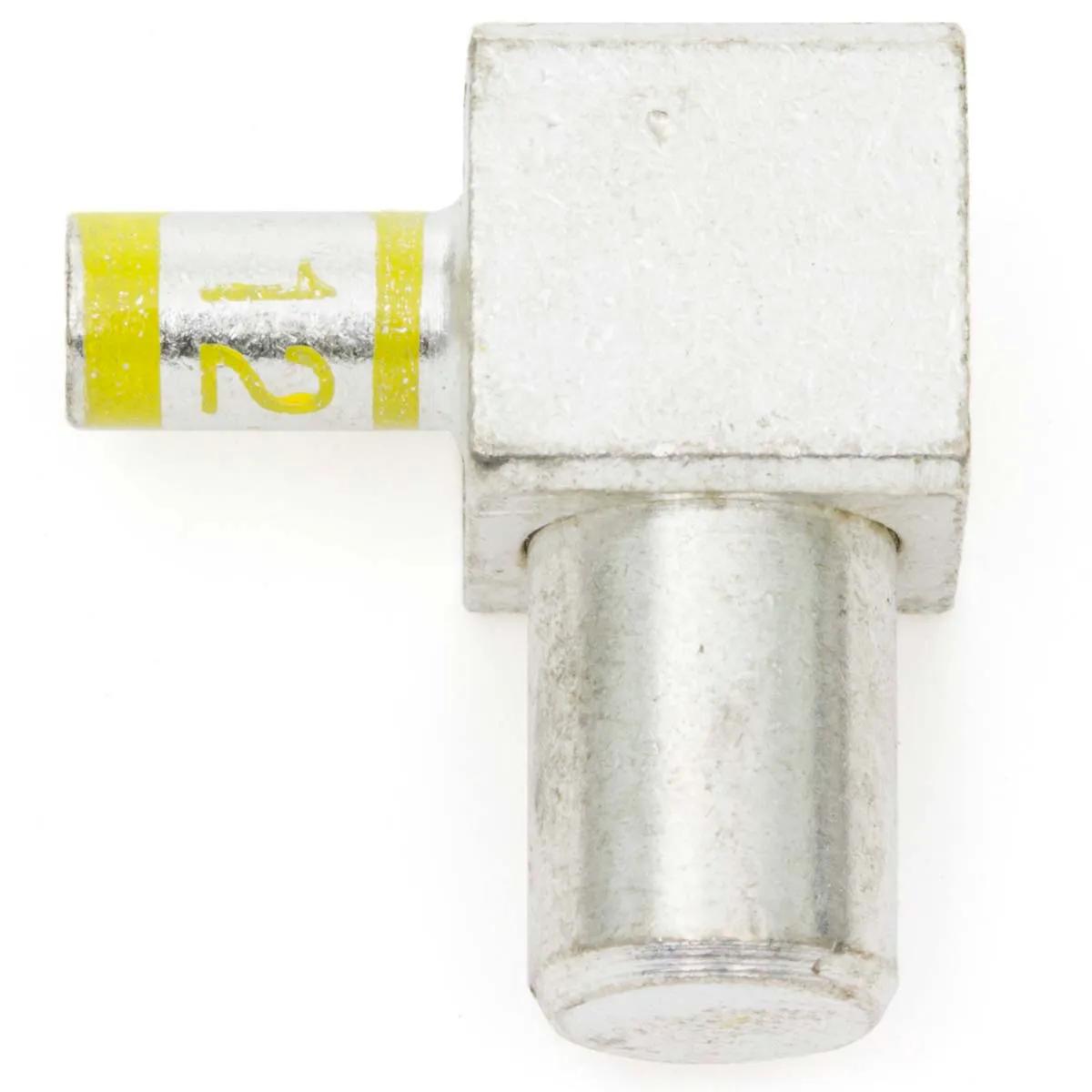 12 - 10 AWG, #2 Body Yellow Male Motor Pigtail Connector - 2 Pack