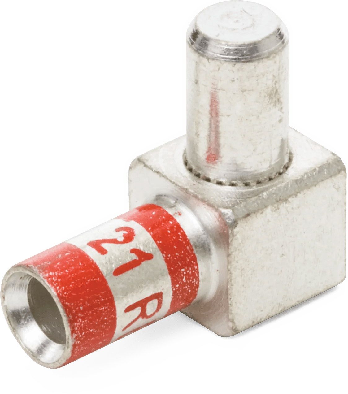 8 AWG, #1 Body Red Male Motor Pigtail Connector - 2 Pack