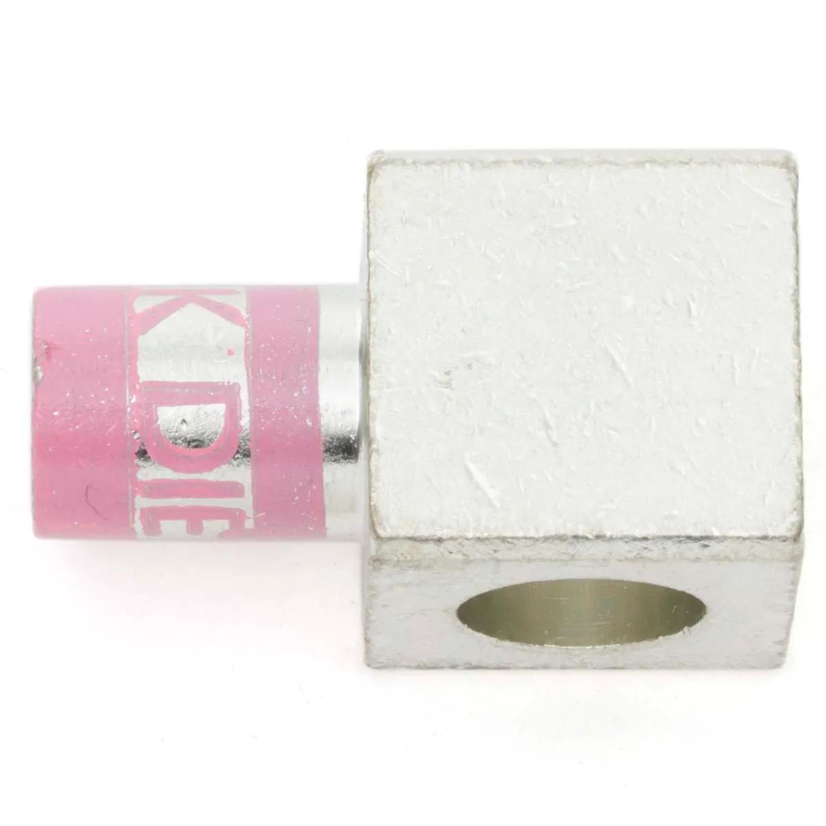 1/0 AWG, #3 Body Pink Female Motor Pigtail Connector