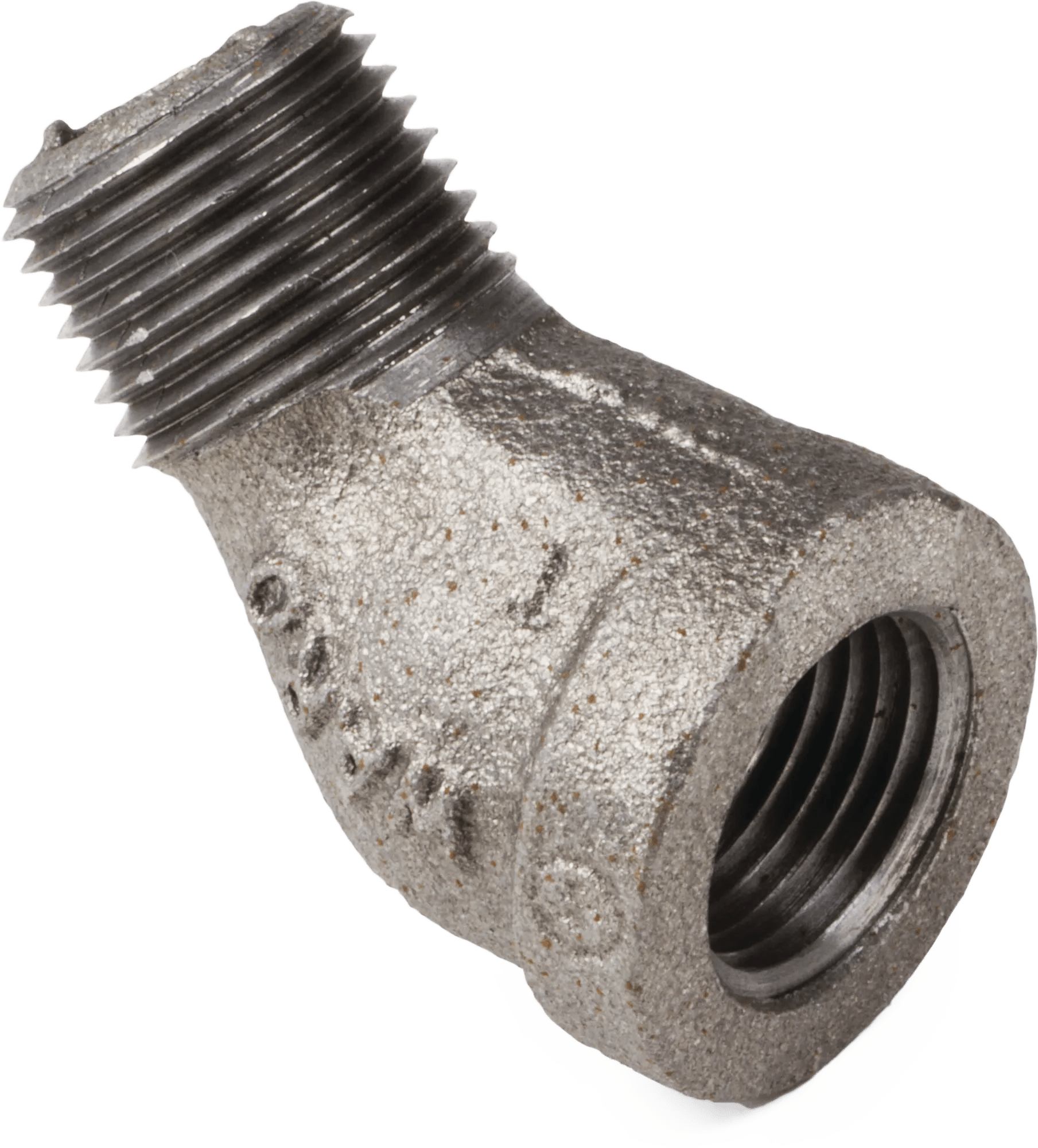 1/4" Class 150 Black Pipe 45° Street Elbow