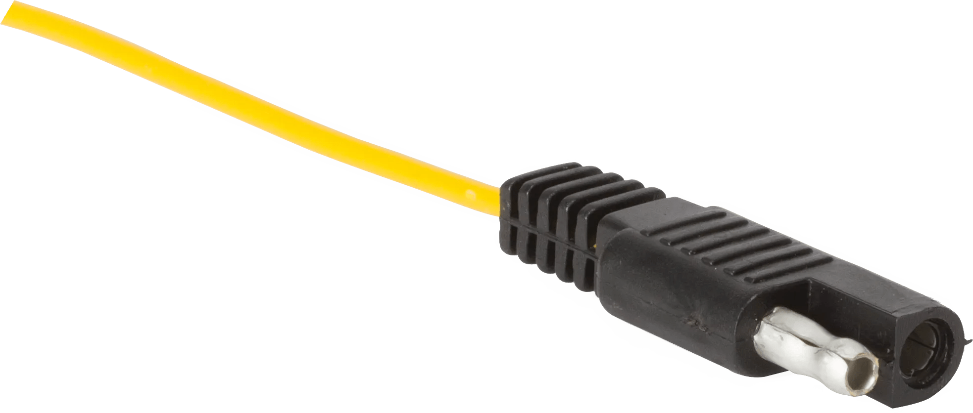 2 Wire 16 AWG Male Molded Flat Connector - 5 Pack