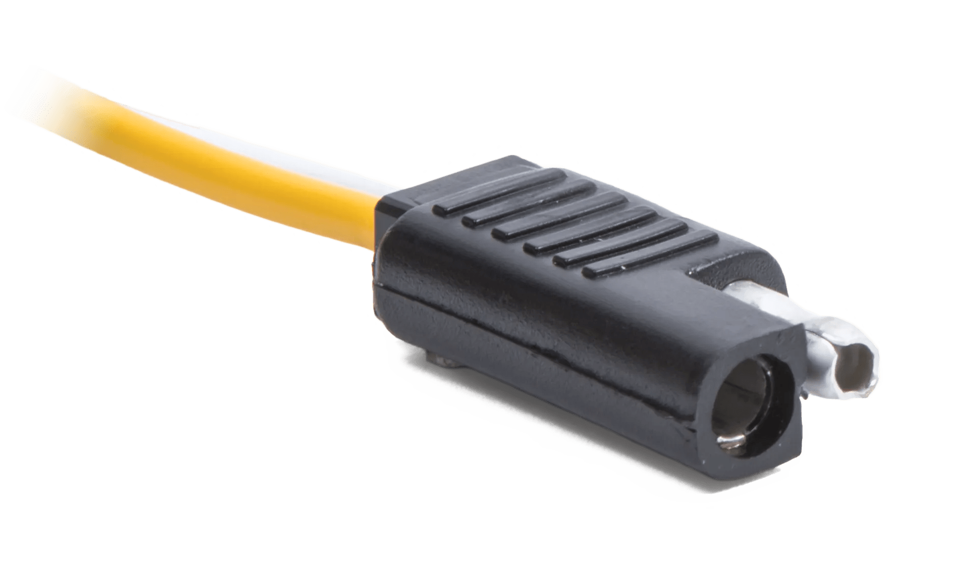 2 Wire 14 AWG Female Molded Flat Connector - 2 Pack