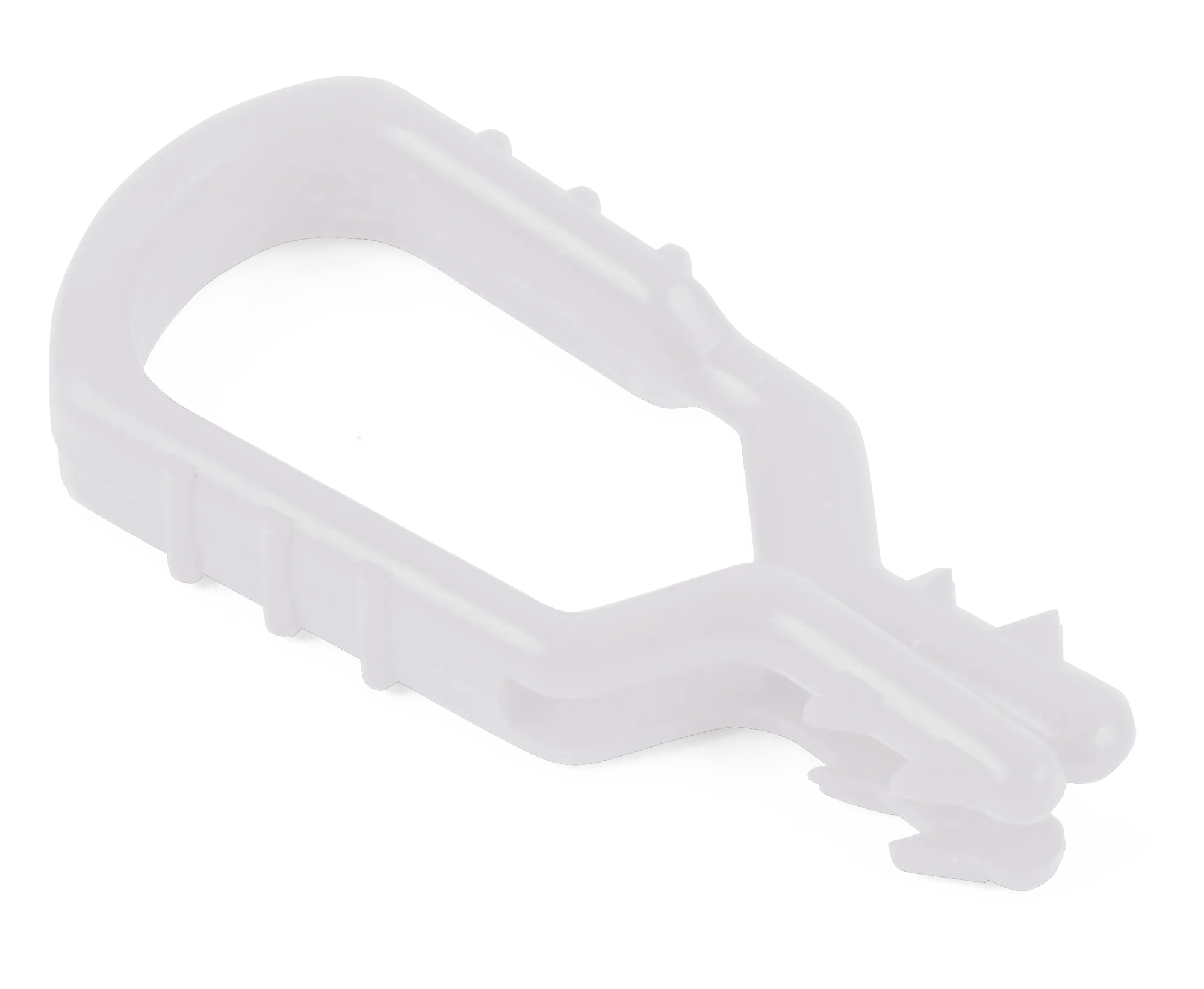 White Clip-On Wire Markers - 25 Pack
