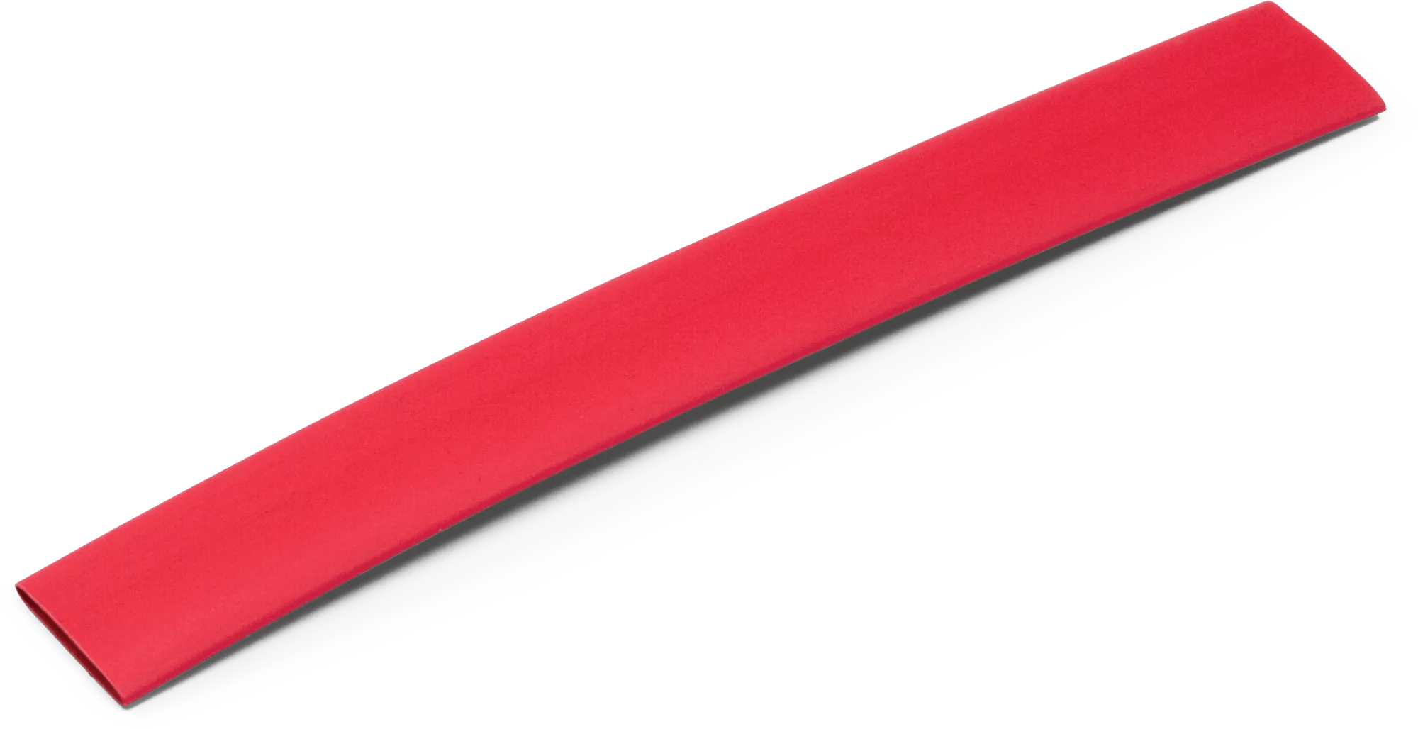 3/4" x 6" Red Single-Wall Heat-Shrink Tubing