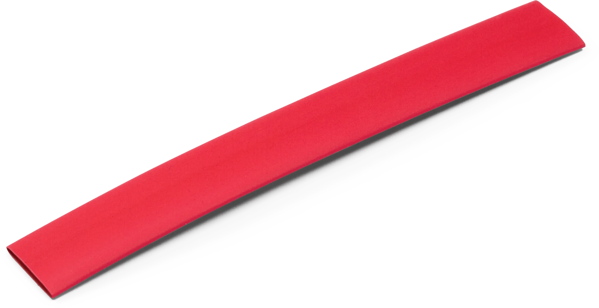 8 - 2 AWG 1/2" x 12" Red Single-Wall Heat-Shrink Tubing - 5 Pack