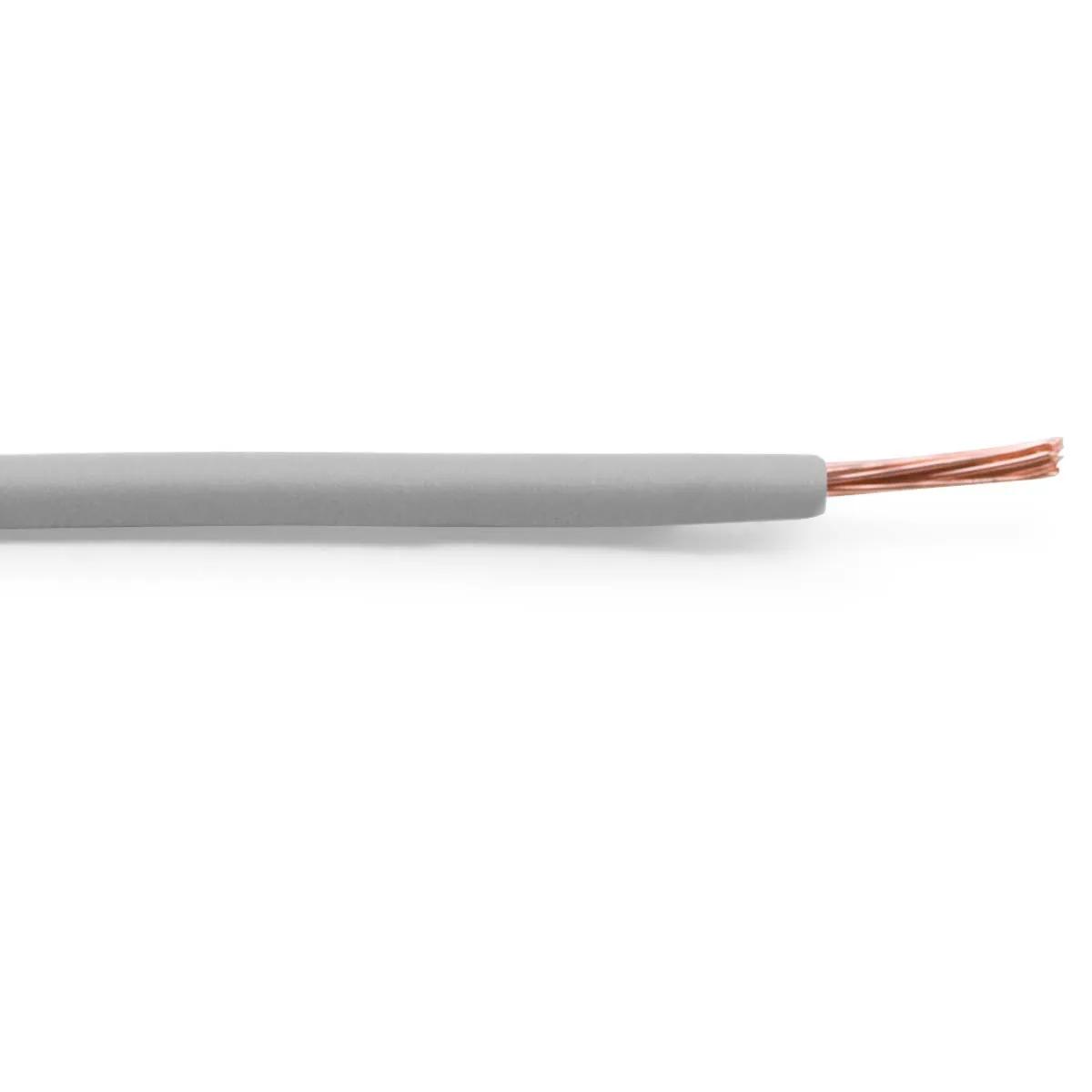 18 Gauge Gray Cross-Link Type GXL Primary Wire - 250 Feet