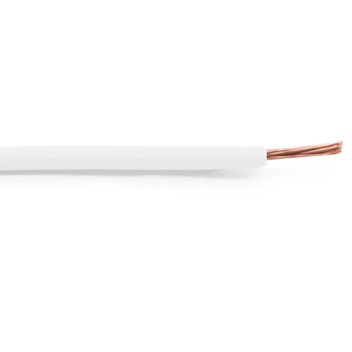 18 Gauge White Cross-Link Type GXL Primary Wire - 250 Feet