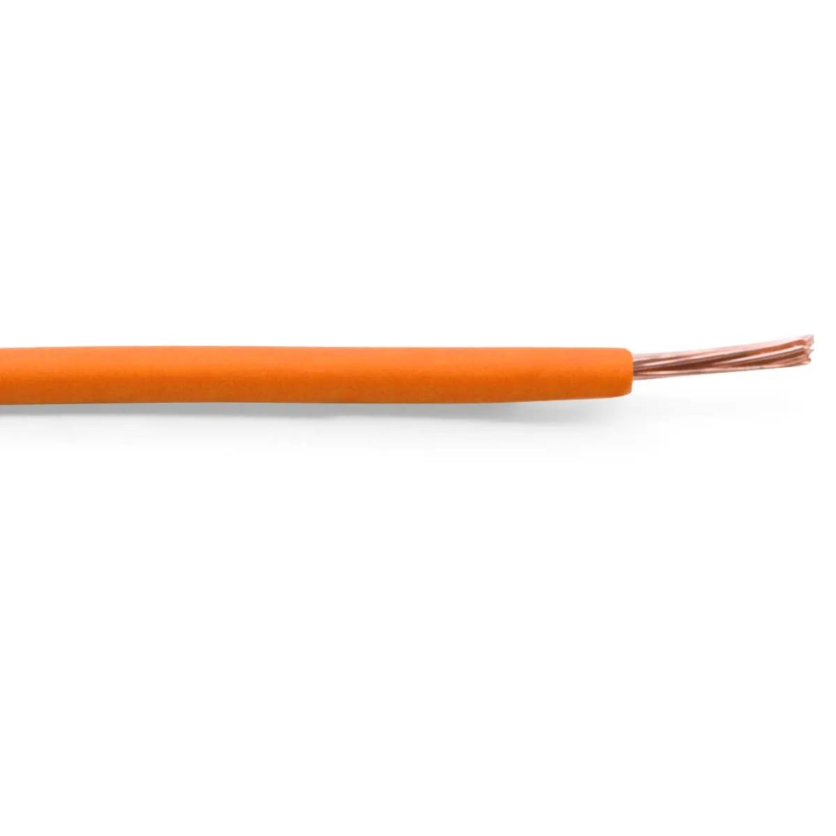 18 Gauge Orange Cross-Link Type GXL Primary Wire - 250 Feet