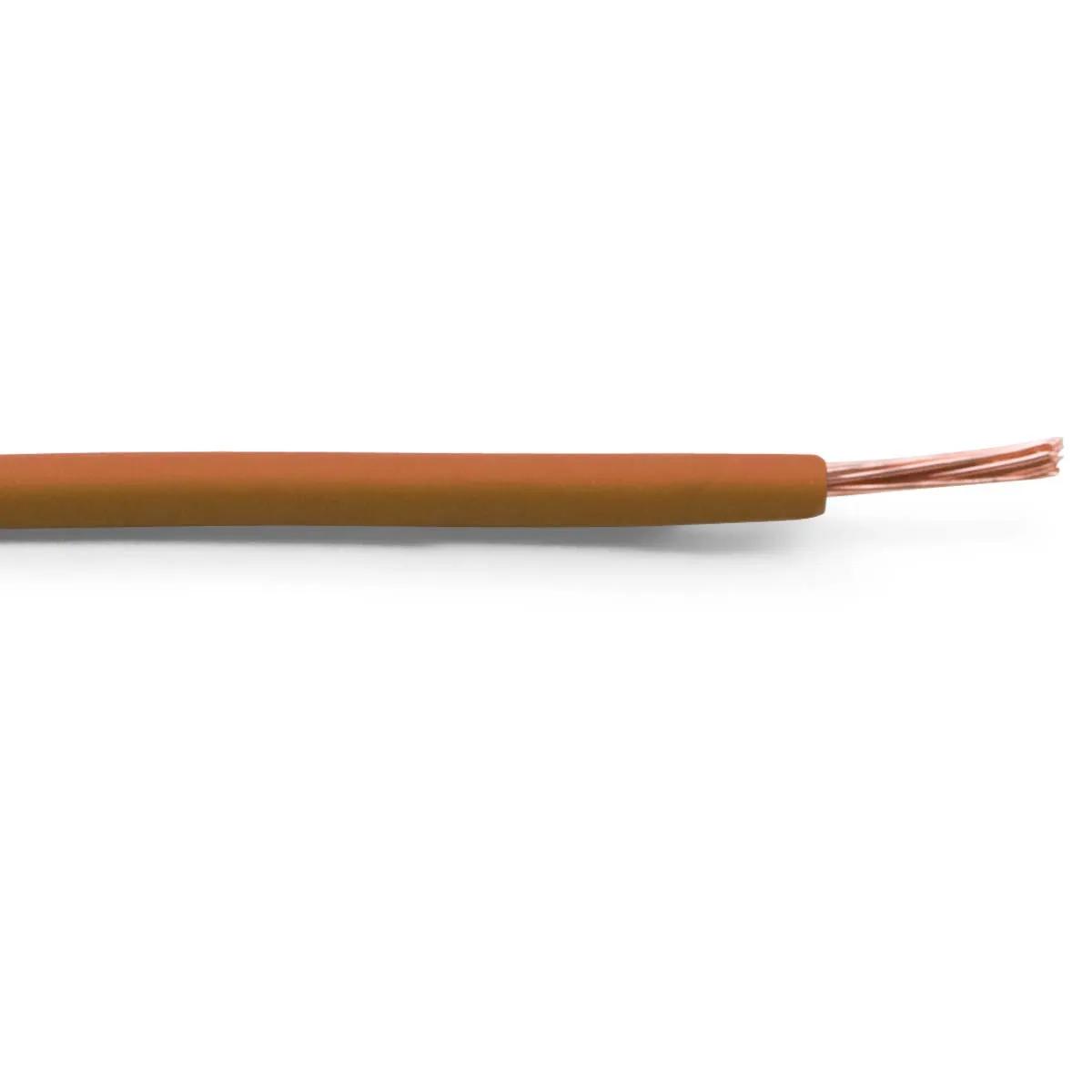 18 Gauge Brown Cross-Link Type GXL Primary Wire - 250 Feet