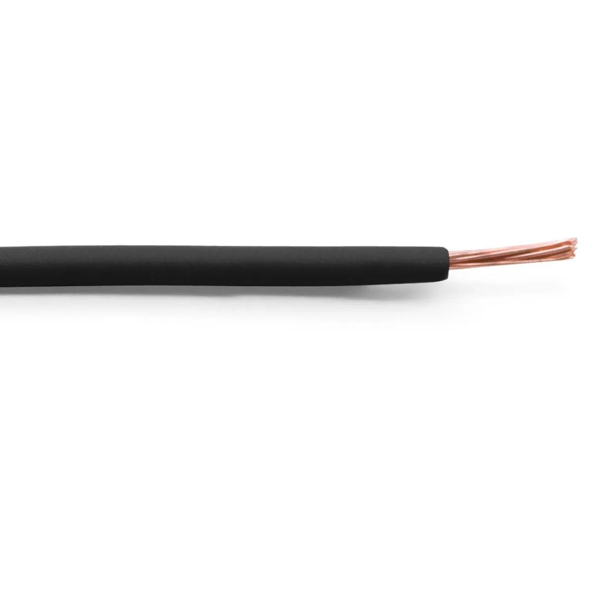 18 Gauge Black Cross-Link Type GXL Primary Wire - 250 Feet