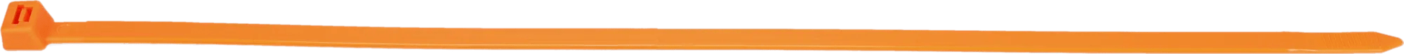 14" Fluorescent Orange Color Coded Cable Ties - 50 Pack