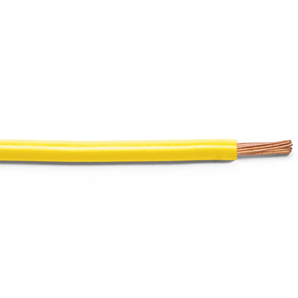 14 Gauge Yellow PVC Primary Wire - 100 Feet