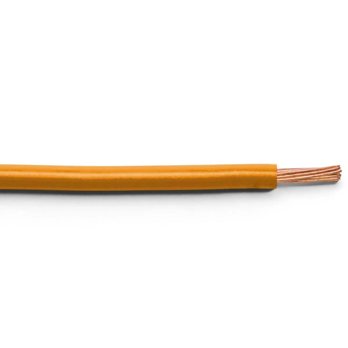14 Gauge Orange PVC Primary Wire - 100 Feet