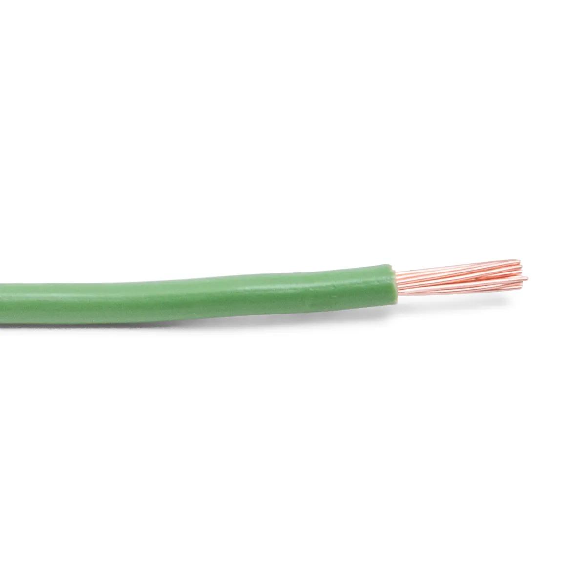 14 Gauge Green PVC Primary Wire - 100 Feet