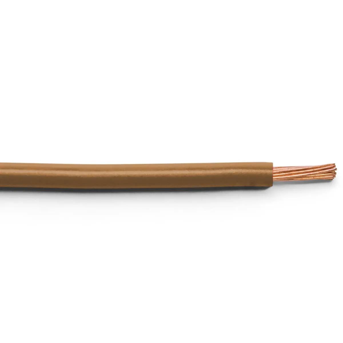 8 Gauge Brown PVC Primary Wire - 100 Feet