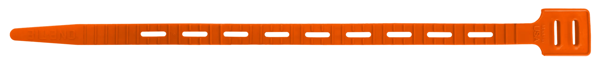 14" Orange One-Tie® Reusable Strap - 5 Pack