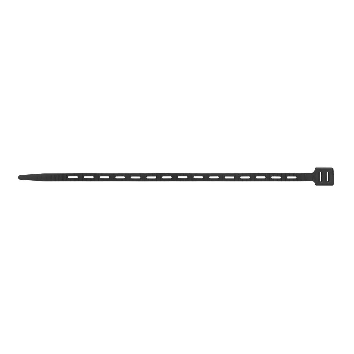 20" Black One-Tie® Reusable Strap - 5 Pack