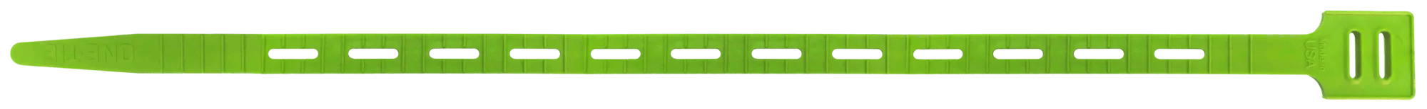 26" Bright Green One-Tie® Reusable Strap - 5 Pack