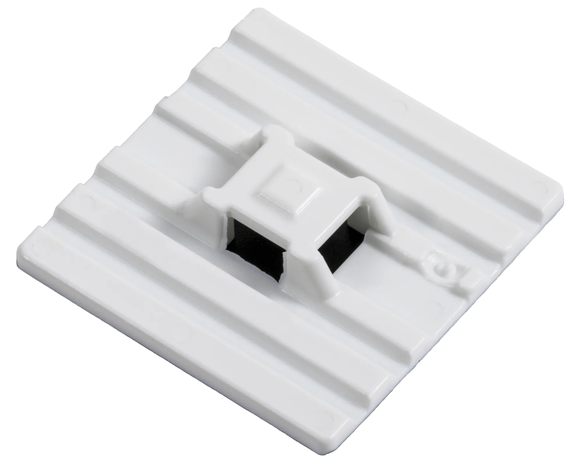 White Flexible Cable Tie Mounting Base