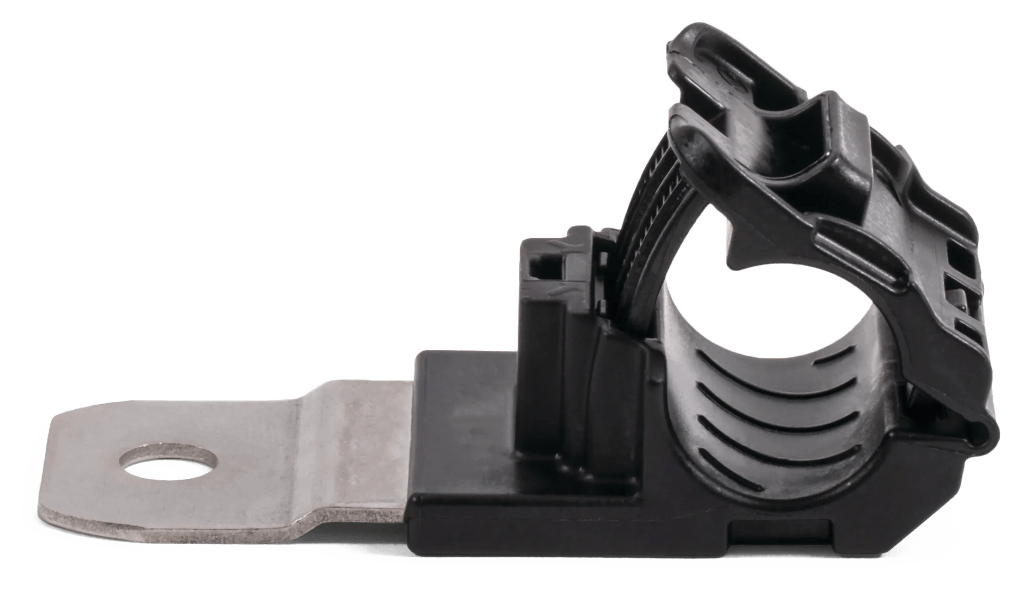 1/2" - 3/4" Stainless Steel Ratcheting Wide Range Cable Clamps - 10 Pack