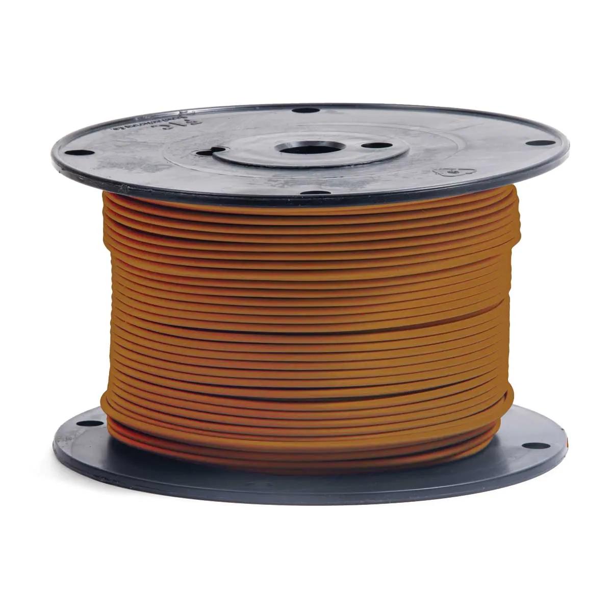18 Gauge Brown Cross-Link Type SXL Primary Wire - 500 Feet