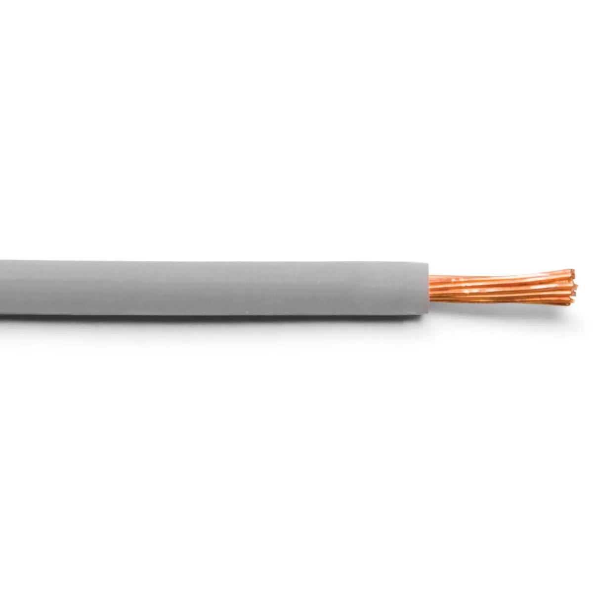 18 Gauge Gray Cross-Link Primary Wire - 100 Feet